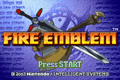 Fire Emblem - Prisoner of Darkness (Normal Mode) Title Screen